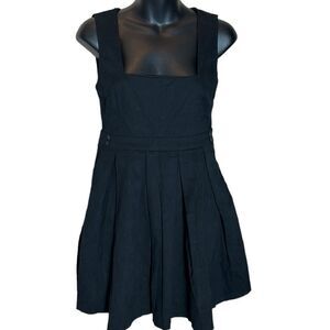 Dolls kill current mood black private school pleated jumper dress new xs